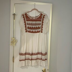 Free People embroidered dress!!!!